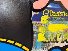 Wonderful Original Acrylic on Canvas by Jozza Jozza Chicehn Soup