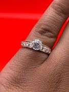 14K Two-Tone Gold Diamond Engagement Ring of 1 ct