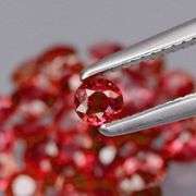 Glittering VS grade 3.13ct violet red Ruby set -UNTREATED!!!