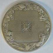 2 Heavy Pure Sterling Silver Franklin Mint Medals: 18 ozs total weight