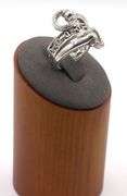 925 Sterling silver Judith Ripka Vienna bypass ring