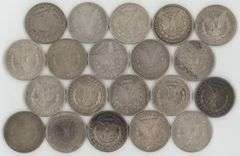 Roll of twenty (20) 1921 Morgan Silver Dollars in nice circ