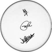 The Yardbirds Autographed Facsimile Signed Drum Head