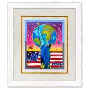 Liberty, Earth and Flag by Peter Max