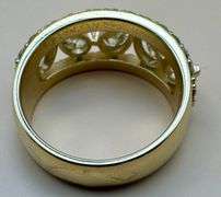 14K Yellow Gold Pear Cut Diamond Ring of 2.55 CTW