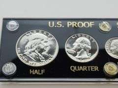 1950 United States Silver Proof Set, Capital Plastics Holder