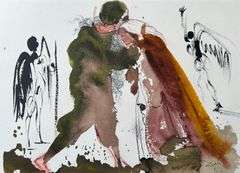 Highly Collectible and Rare Salvador Dali Original Llithograph from the 'Biblia Sacra' Suite