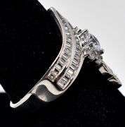 CZ Gemstone Ring in Sterling Silver