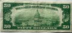 $50 1928 A Cleveland Fed Reserve Note