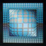 Rare Victor Vasarely Heliogravure Circa 1974, KOSKA-REV
