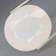 Massive! 29.96ct snow white Fire Opal!