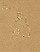 Rare Pablo Picasso Embossment on Japon Nacre from Chant Funèbre pour Ignacio Sánchez Mejías, 1976