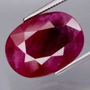 Real! 10.92ct violet and pigeon's blood Winza Ruby! UNTREATED!!!
