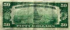 $50 1928 Numerical  Cleveland Fed Reserve Note.