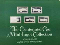 The Centennial Car Mini-Ingot Sterling Silver Bar Collection