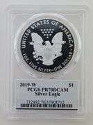 2019 W ASE, PCGS PR70DCAM "John Mercanti Signature"