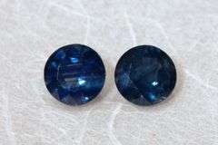 Royal Blue Natural Sapphire Pair