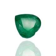 GIA Certified Heart Shape Brilliant Cut Emerald Loose Diamond