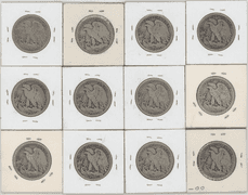 Great lot of 12 better date Walking Liberty Half Dollars 1918 to 1920-S