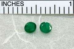 Bright Natural Emerald Pair