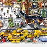 Light Snowfall in NY by Linnea Pergola