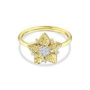 Beautiful 14K Gold Natural Diamond Ring