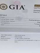 GIA Certified 5.26 CT Sapphire
