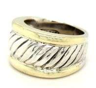 David Yurman two tone Cable classic Cigar band