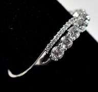 CZ Gemstone Ring in Sterling Silver