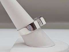 14 Kt White Gold Plated 3.15 Ct Paraiba Green Fire Moissanite Ring