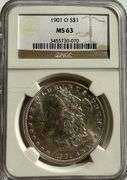1901 O MS 63 NGC Morgan Dollar