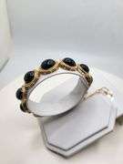 Magnificent 64ctw Star Sapphire Cabochon Bracelet in Silver with Diamond Accents – CGA Certified