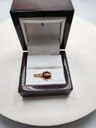 18k gold pendent, lady bug.