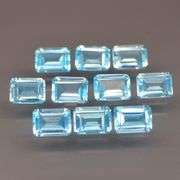 High fire 13.04ct Swiss blue Topaz set