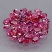 Collectors 3.21ct violet red Ruby set -Untreated!!!