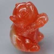 Adorable 67.28ct capybara Agate carving