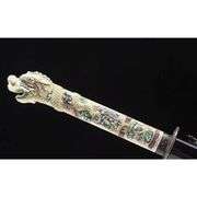 Spring Steel Dragon-Head Samurai Katana