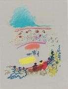 Rare Pablo Picasso Woodcut on Silk from Chant Funèbre pour Ignacio Sánchez Mejías, 1976