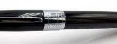 5280 Silver tone ball point pen and black fountian pen