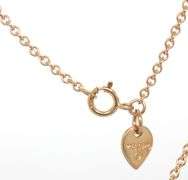 10kt Yellow gold Me & Ro flower pendant on chain