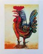 Pablo Picasso, Le Coq, Hand Signed by the Estate