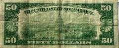 $50 1928 Numerical San Francisco Fed Reserve Note.