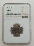 1935 Buffalo Nickel, NGC MS65