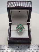 Extremely fine Victorian Emerald and diamonds ring