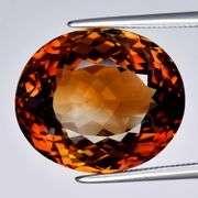 Outstanding 17.15ct VS whiskey red Imperial Topaz