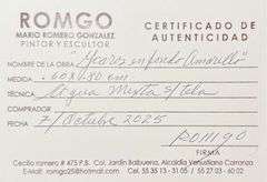 Spectacular Large Size Original Painting by Mexican Contemporary Master ROMGO