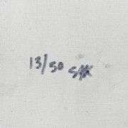 Woodstock Ticket by Steve Kaufman (1960-2010)