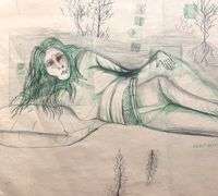 Lady laying down on pillow