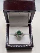 Extremely fine Victorian Emerald and diamonds ring