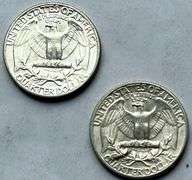 Two 1941  Gem BU Washington Quarters